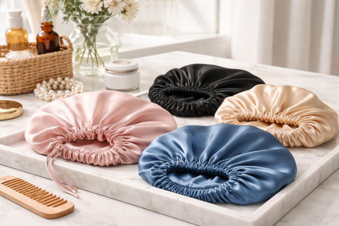 Affordable silk and satin bonnet options for curly hair