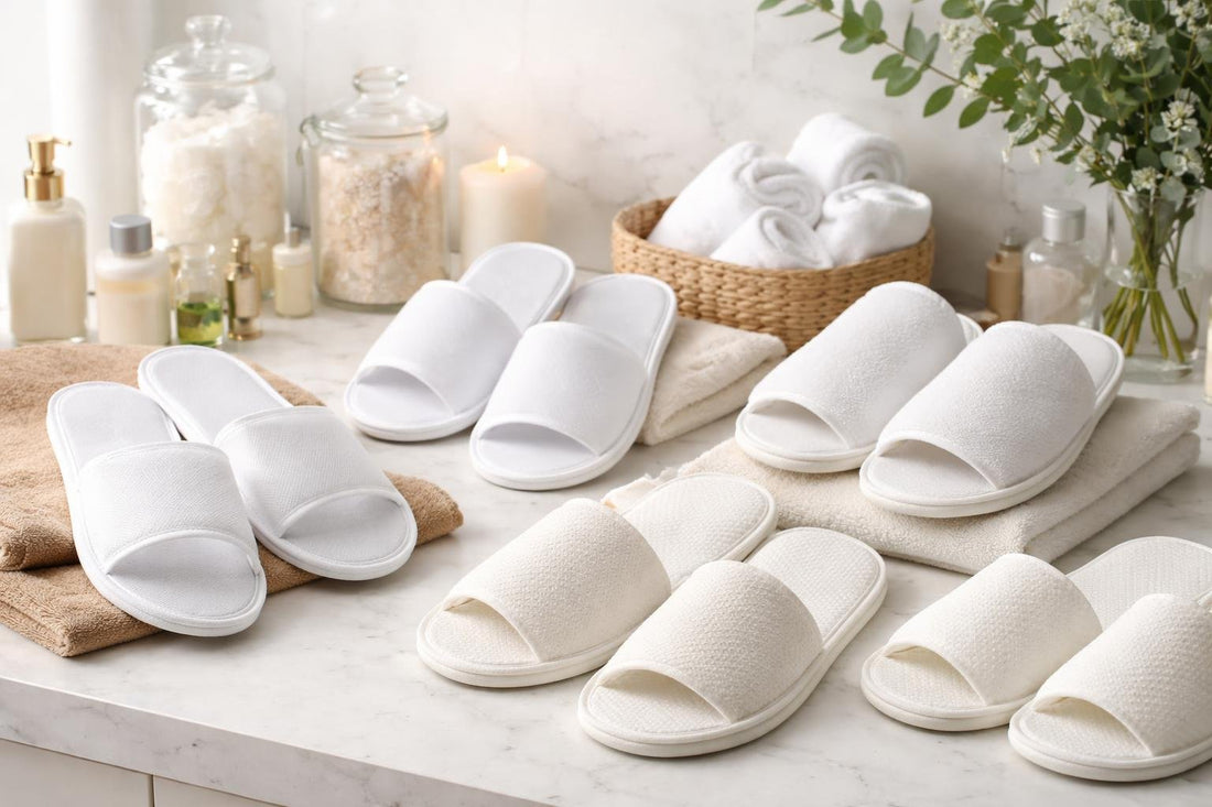Budget-friendly professional spa slippers in assorted styles