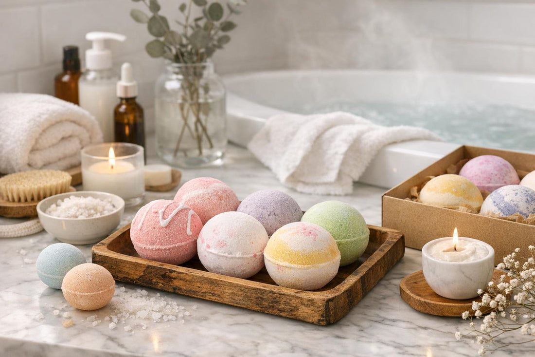 Budget bath bombs for relaxing winter baths in Canada