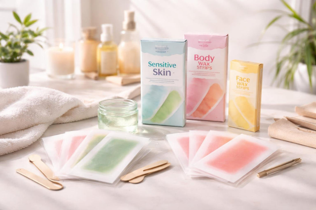 At-home waxing strips for smooth legs in Canada winter