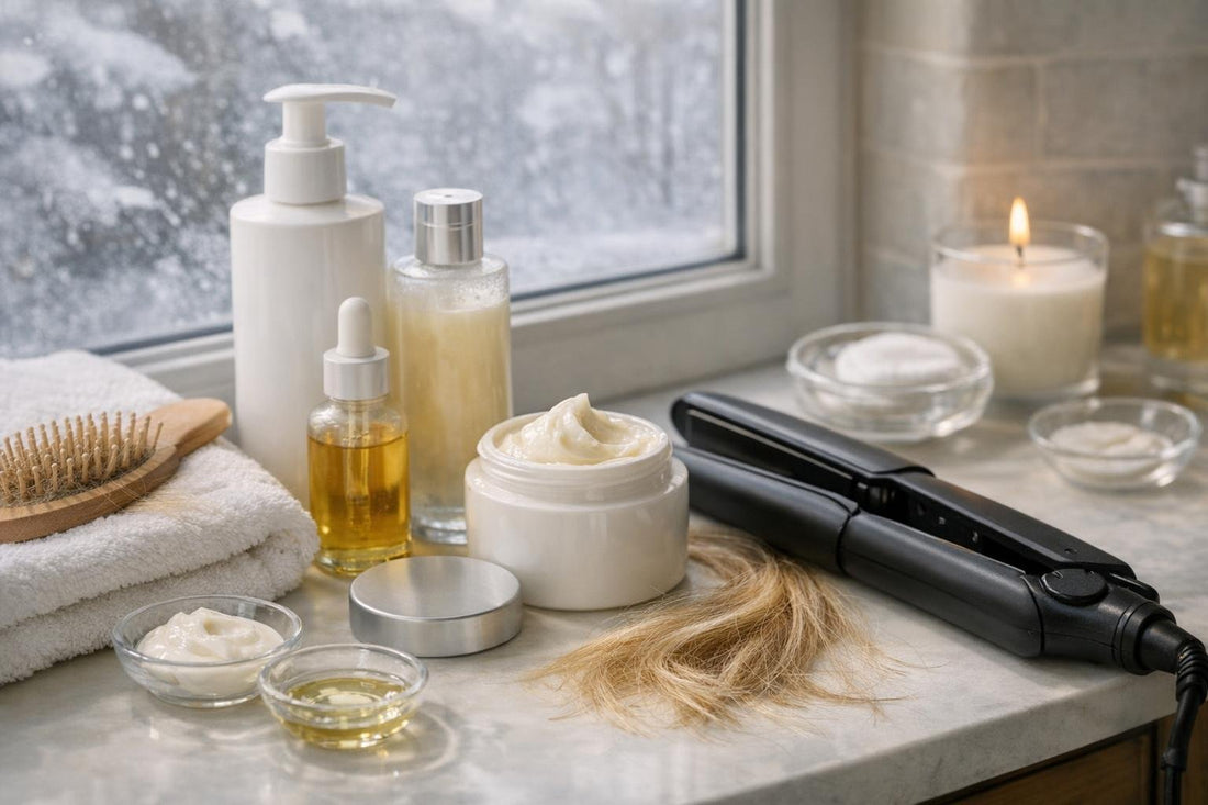 Protecting fine damaged hair during Canadian winter