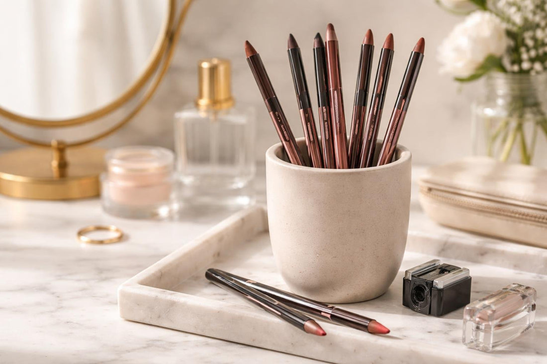 Applying lip liner for clean, precise long-lasting colour