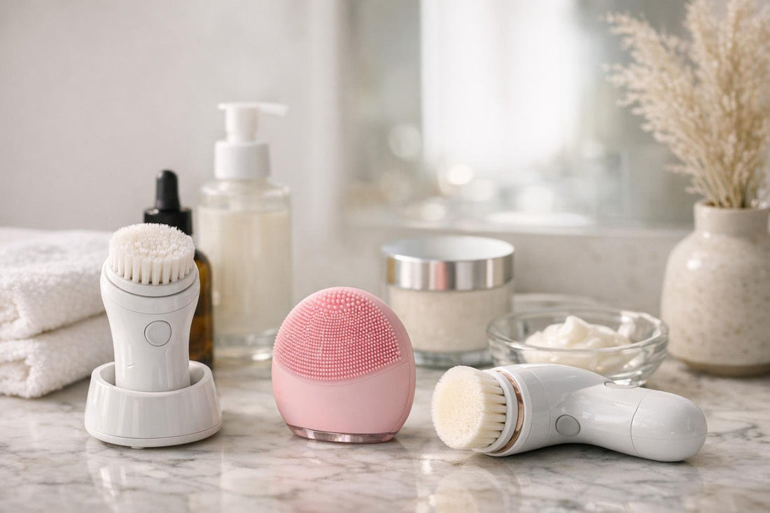 Facial cleansing brushes for dry Vancouver skin routine