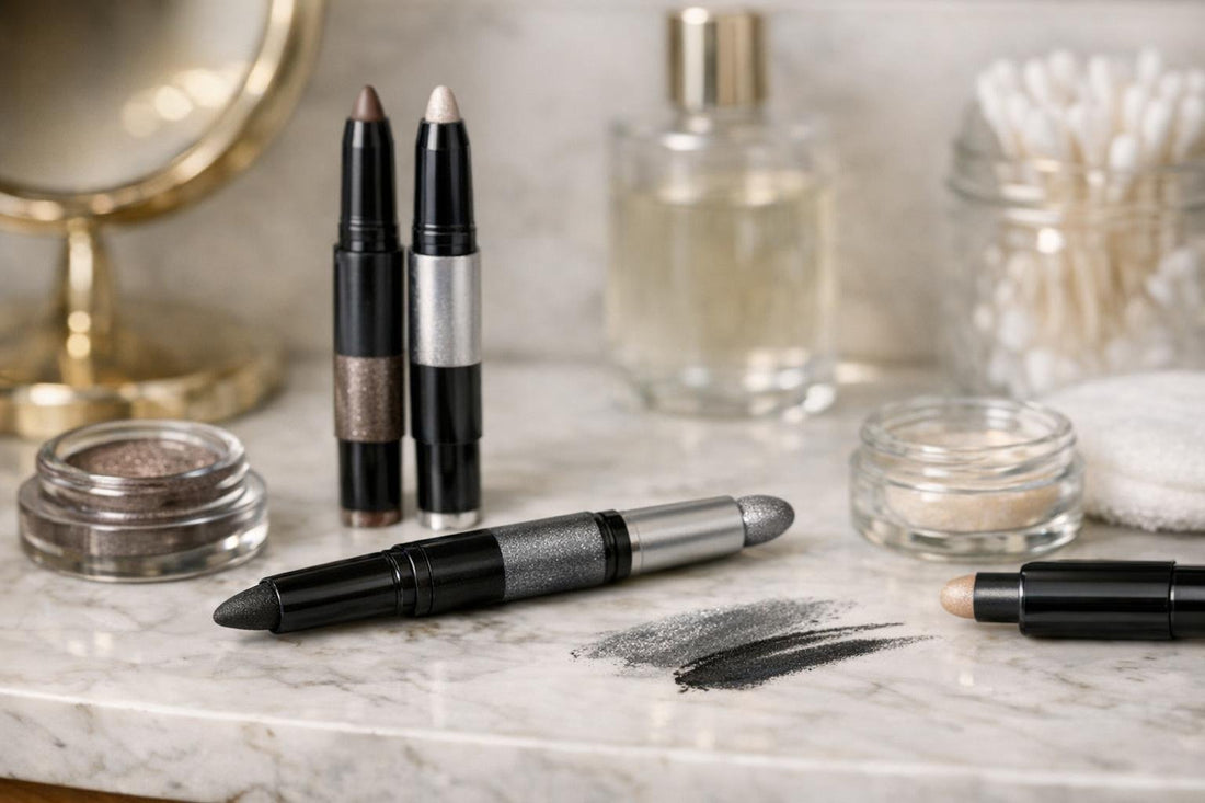 Combination eyeliners and shadows for sensitive eyes