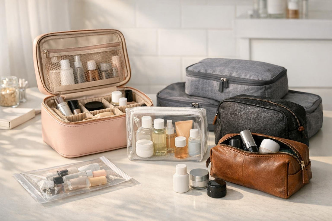 carry-on cosmetic travel cases and packing alternatives