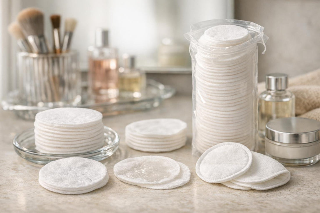 Cotton pads and rounds for makeup troubleshooting