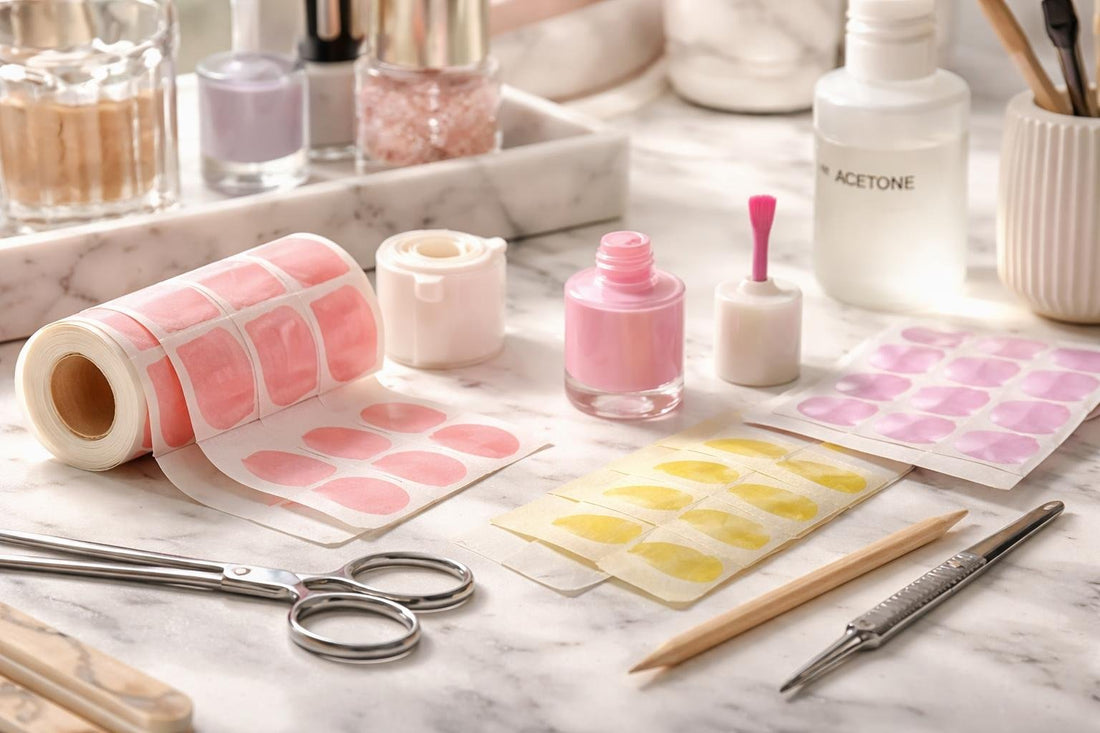 Nail art cuticle protectors and troubleshooting tools