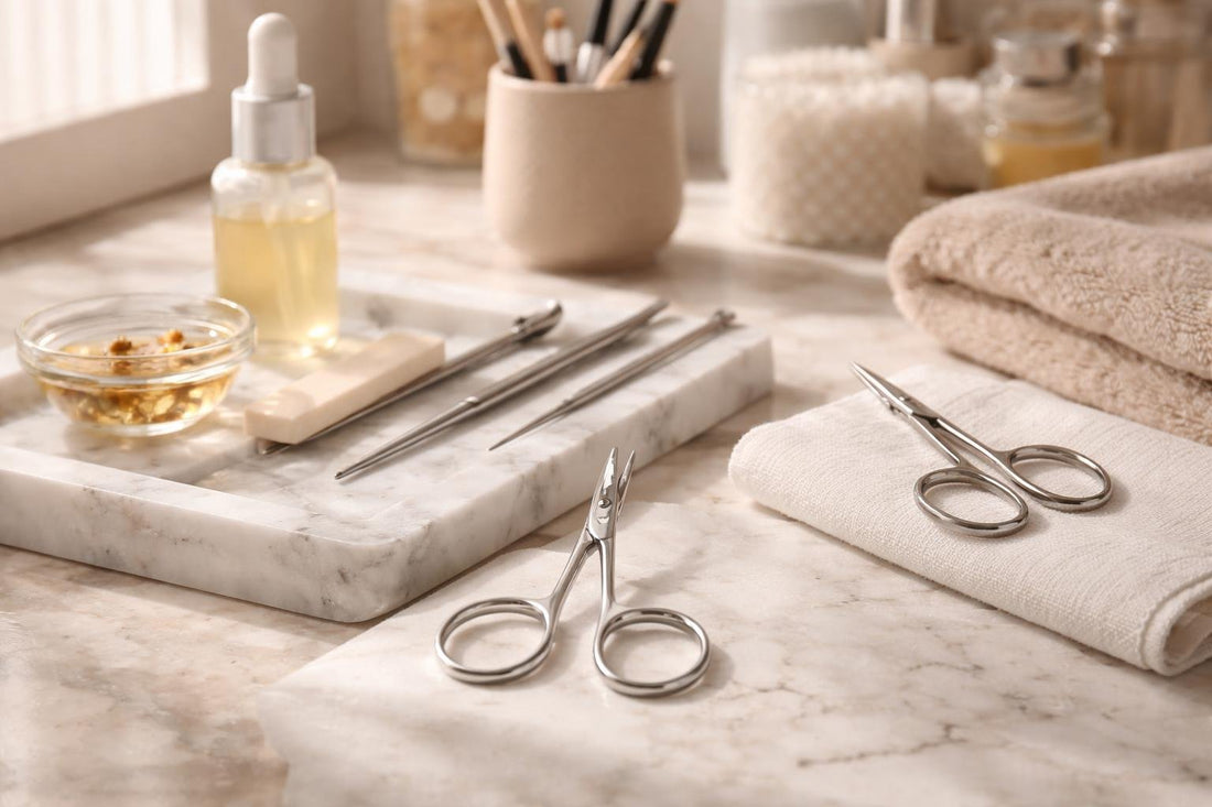 professional cuticle scissors for precise at-home nail grooming