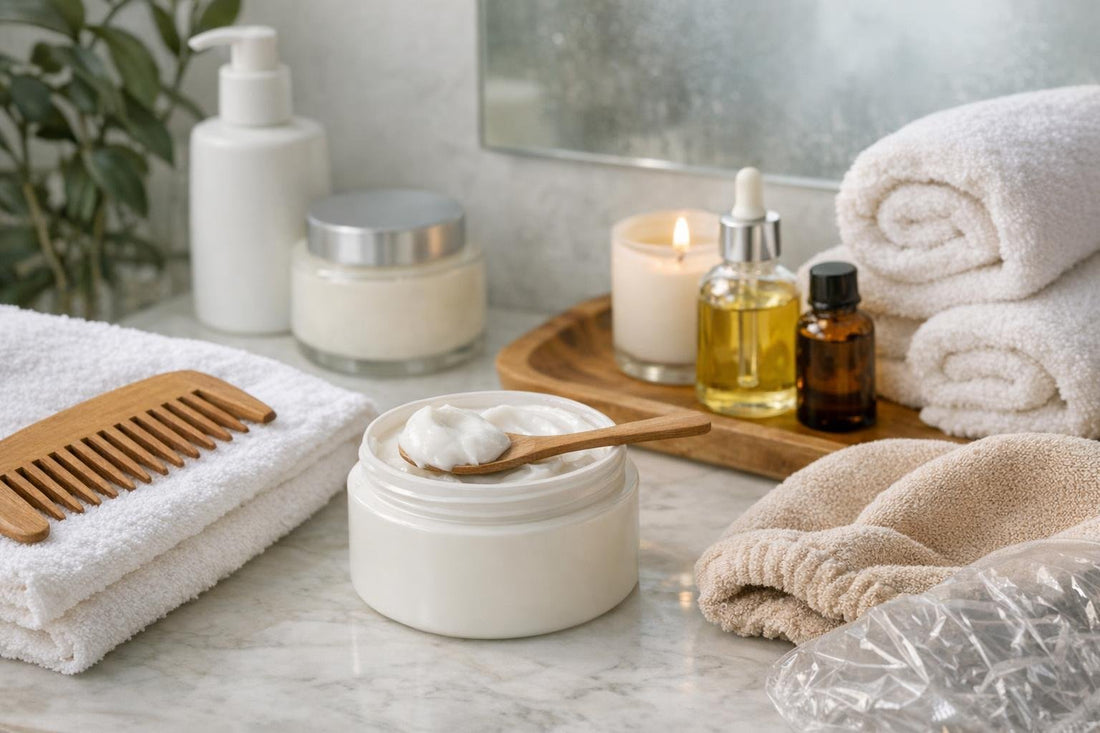 Deep conditioning hair at home for softer strands