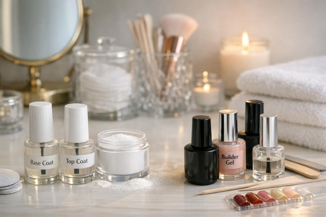 dip manicure base and top coat