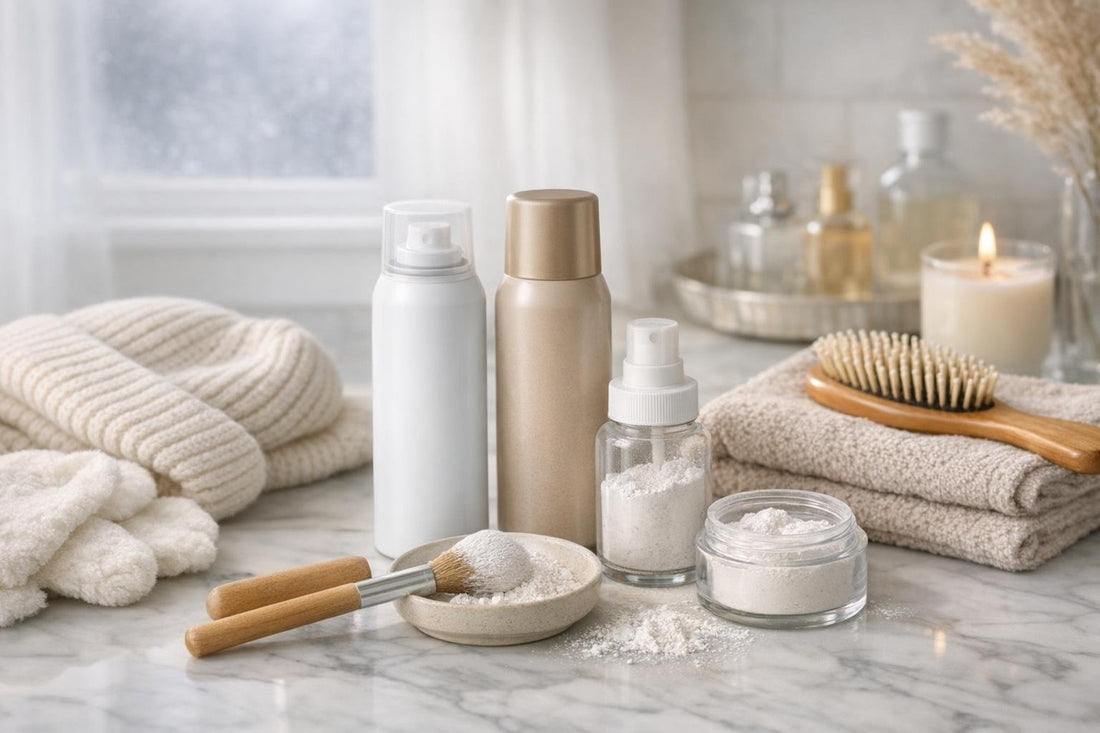 Dry shampoo essentials for beginners in Canadian winter hair
