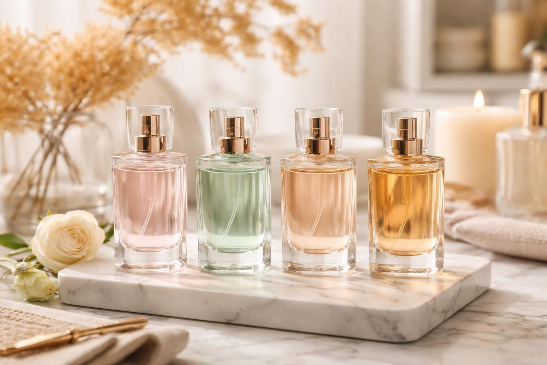Women choosing eau de toilette variants for Canadian seasons