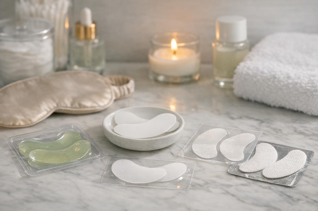 Under-eye wrinkle pads and patches staying on overnight