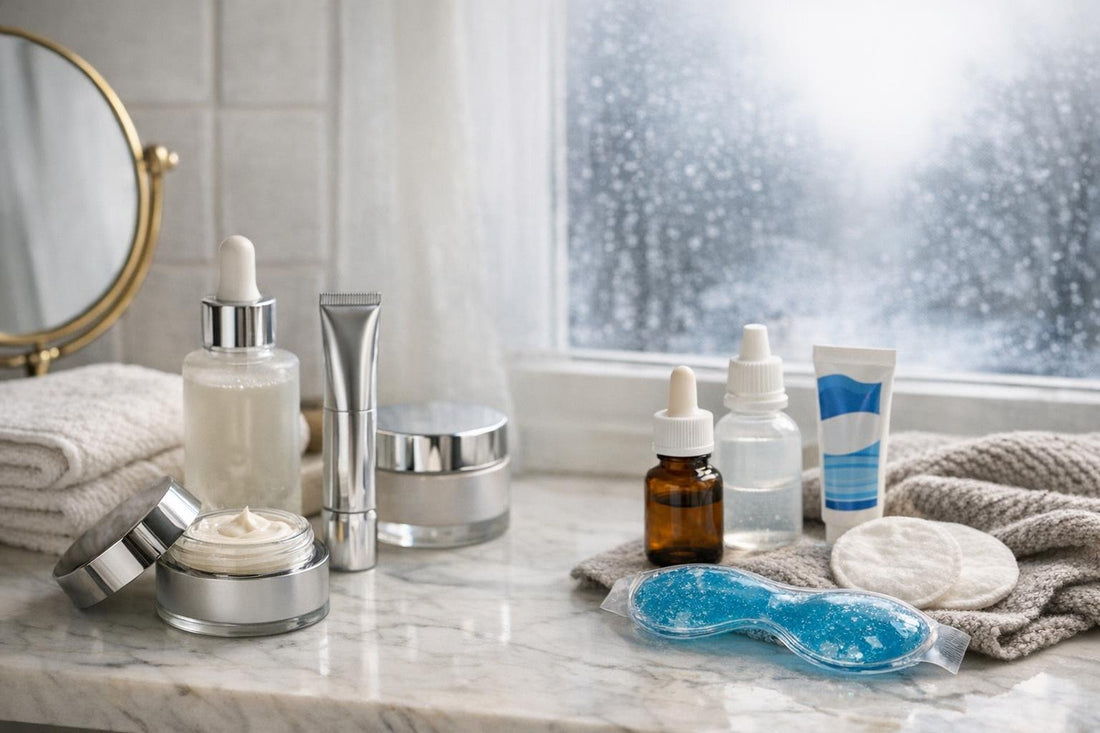 vs of winter eye treatment products for dry eyes