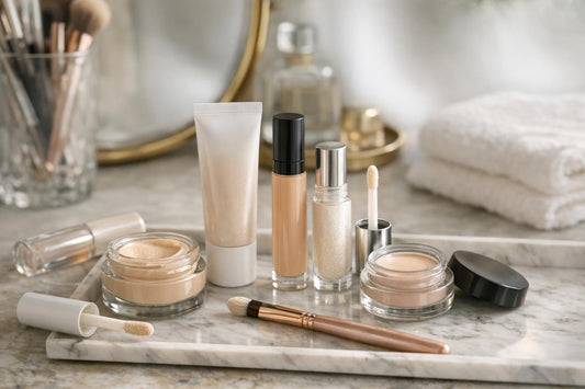 Assorted eyeshadow primers and bases for crease-proof seasonal wear