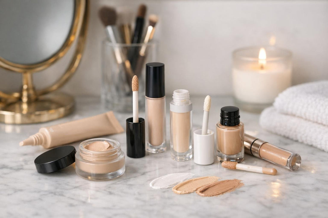 selection of eyeshadow primers for oily lids