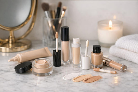 selection of eyeshadow primers for oily lids