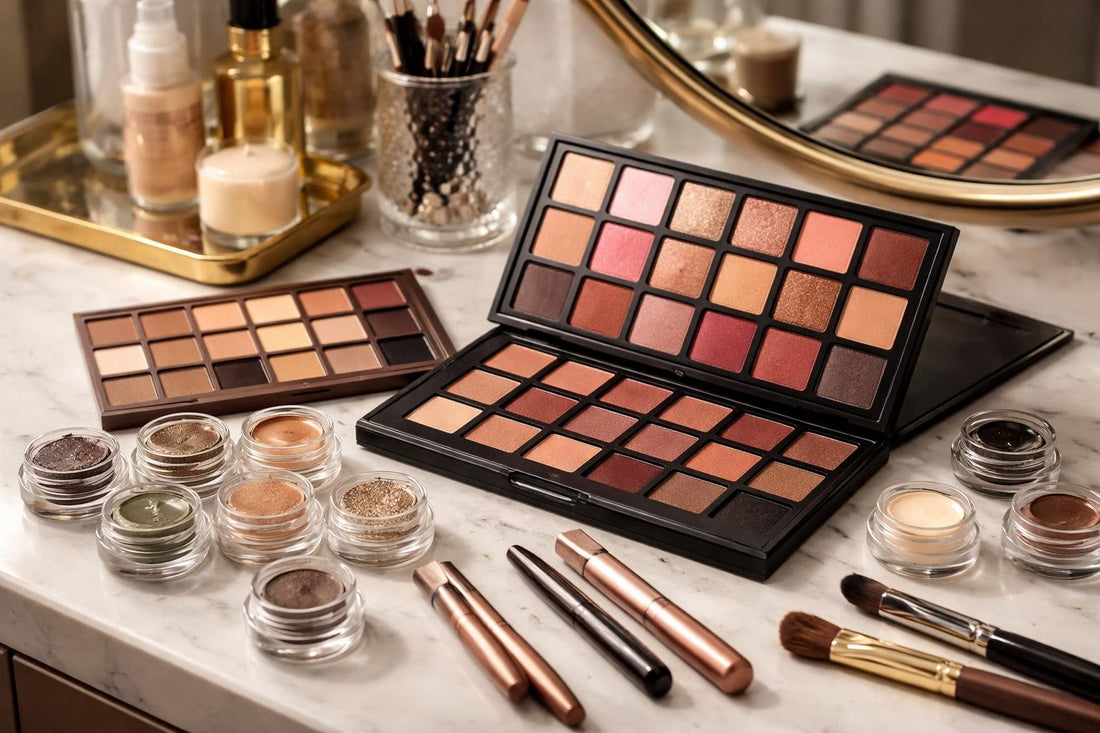 professional eyeshadow palettes and cream shadows