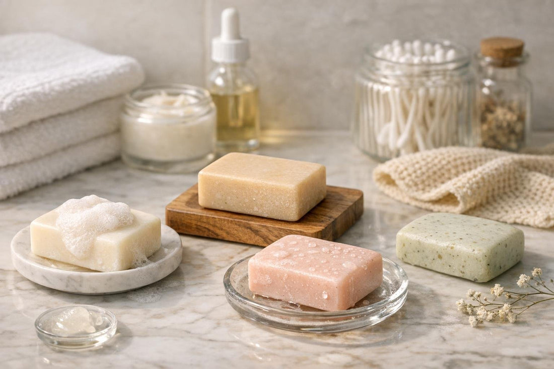 Facial cleansing bars for dry winter skin Ontario