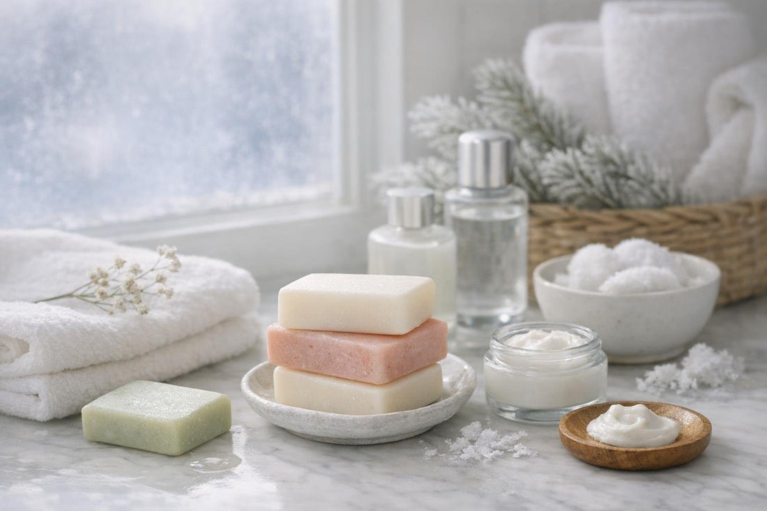 sensitive skin facial cleansing bars winter routine tips