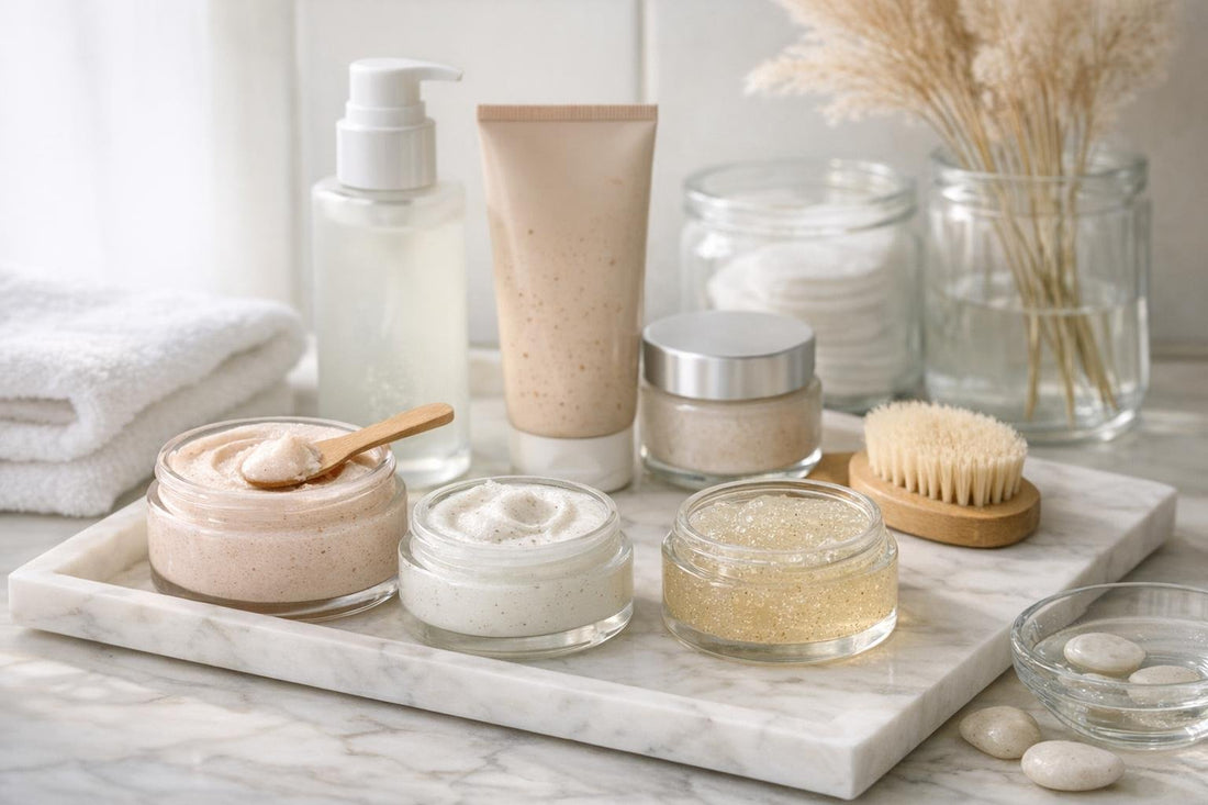 Gentle facial polishes and scrubs for sensitive skin Toronto
