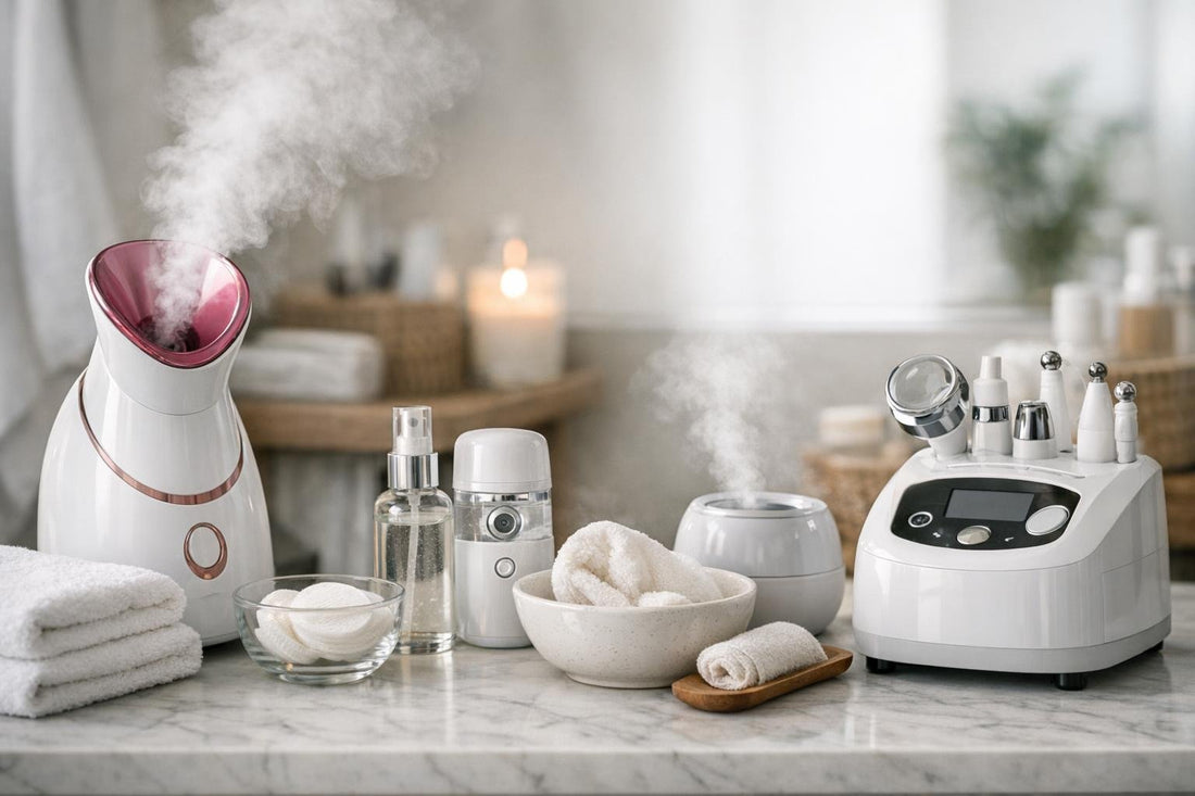 vs of facial steamers and gentle alternatives