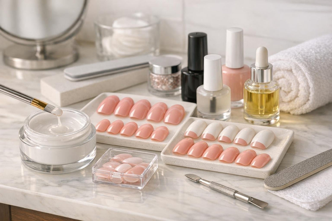 False nail gels collection essentials for at-home salon look