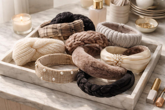 Assorted women's headbands for petite fit and winter layers