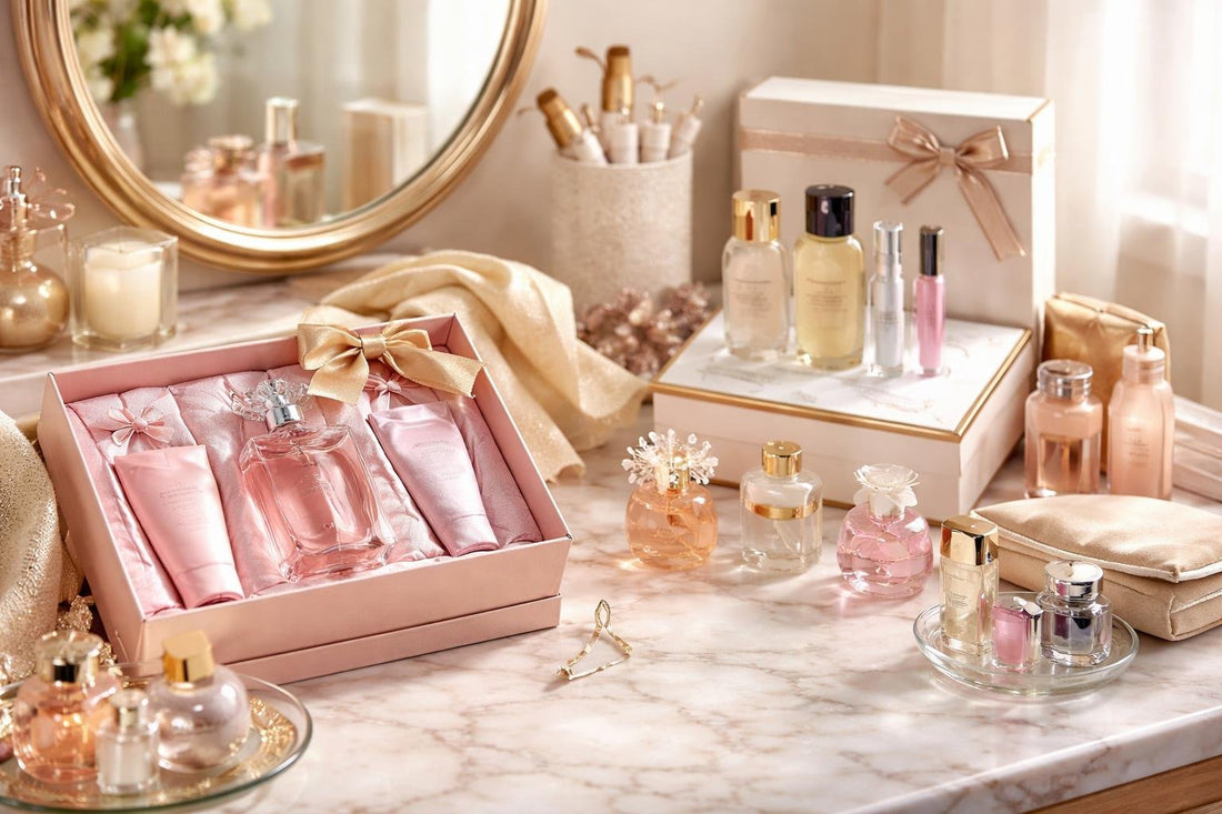 assorted women's fragrance gift sets and minis