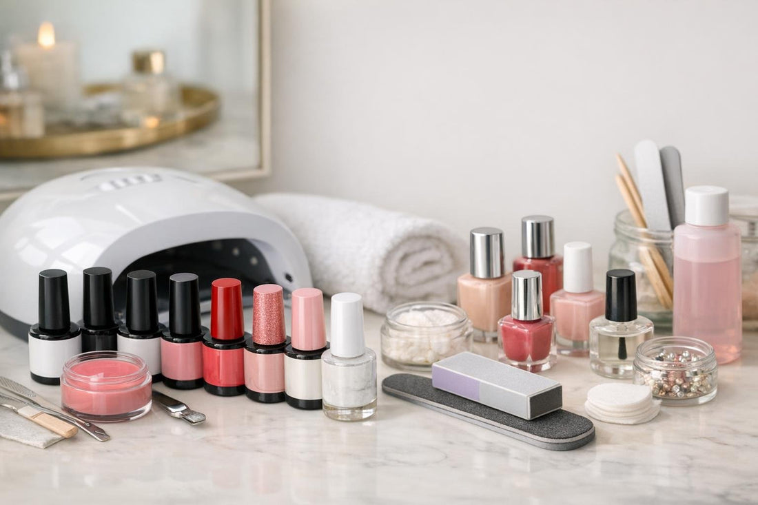 gel nail polish collection and starter kit alternatives
