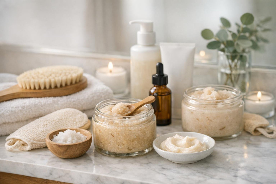 Gentle body scrub routine for smooth, irritation-free skin