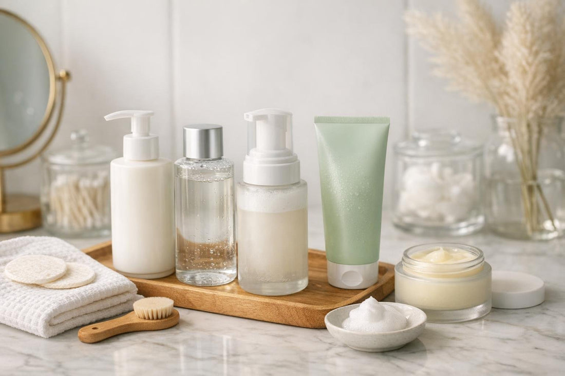 Gentle facial cleansing washes portfolio for sensitive skin