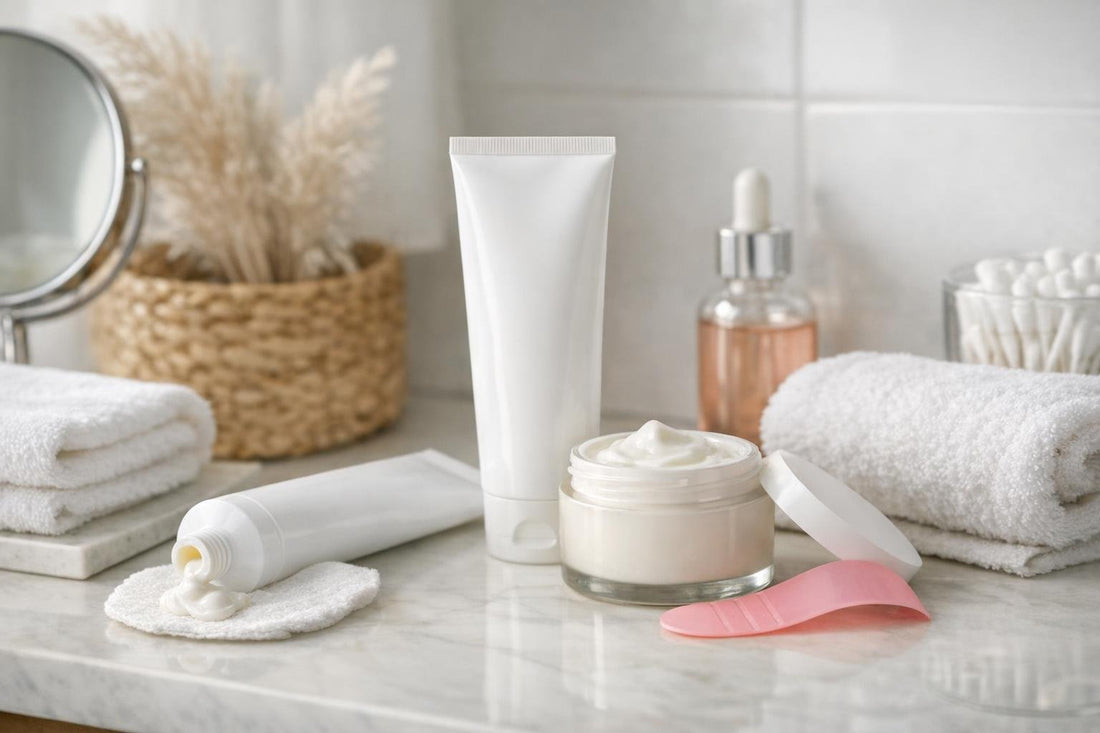 Gentle depilatory cream options for face and body