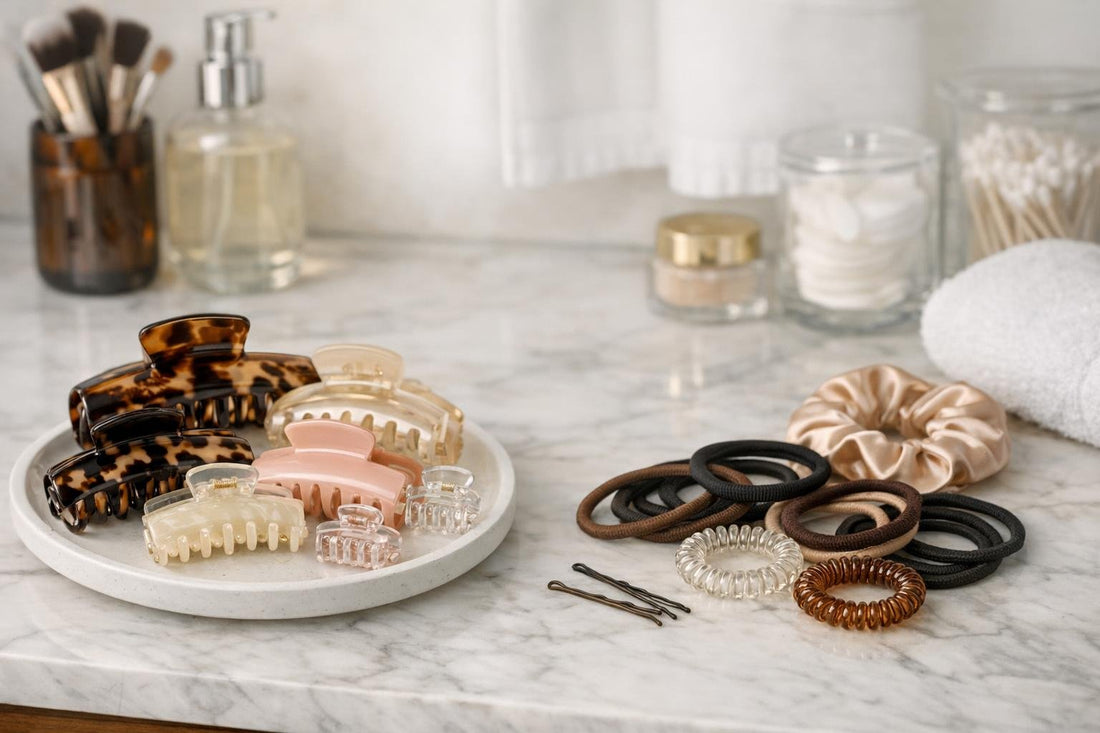 assorted hair claws and claw clips for fine hair