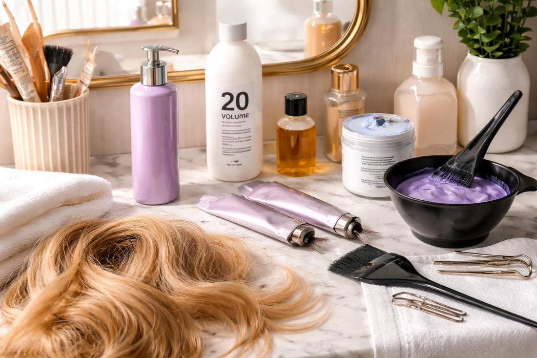 DIY stylist correcting professional hair color mistake Ontario