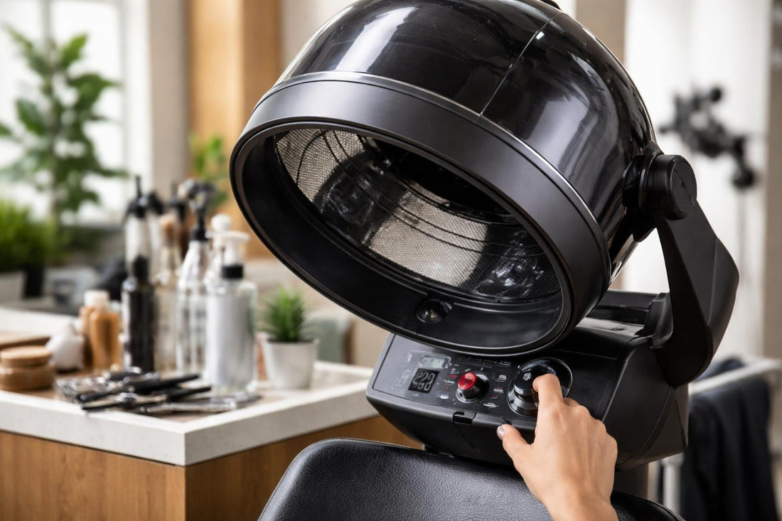 Ontario salon hair drying hood troubleshooting close-up