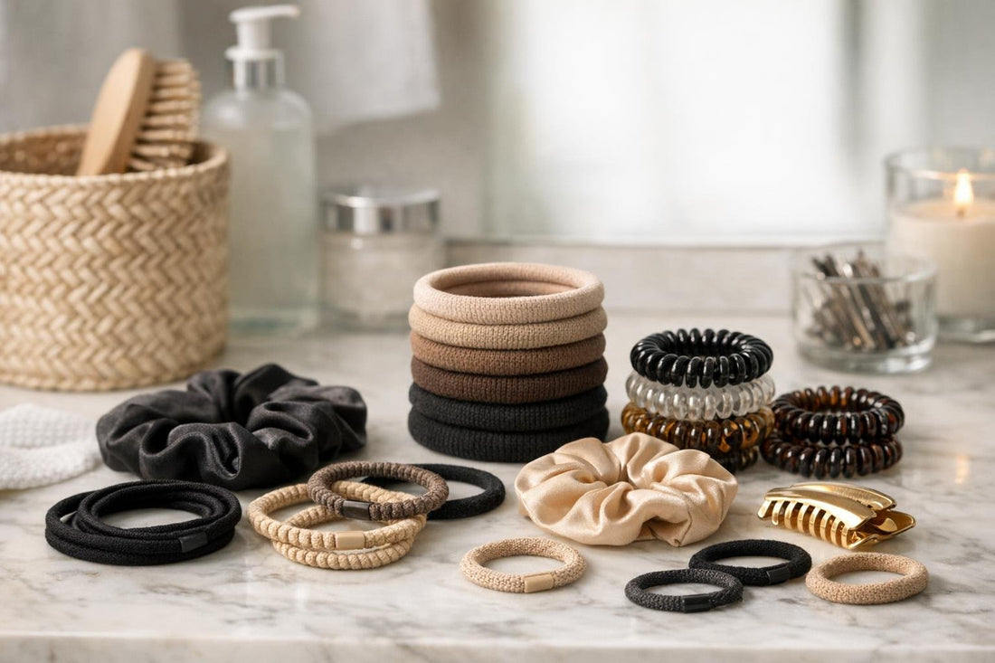 thick hair no-damage hair elastics and ties