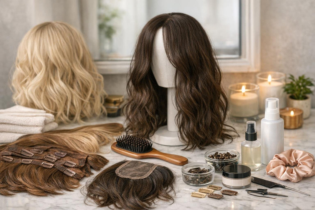 Natural-looking hair extensions and wig accessories Canada