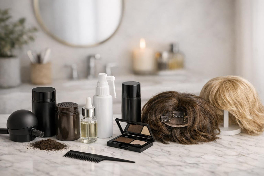 vs of hair building fibers and alternatives