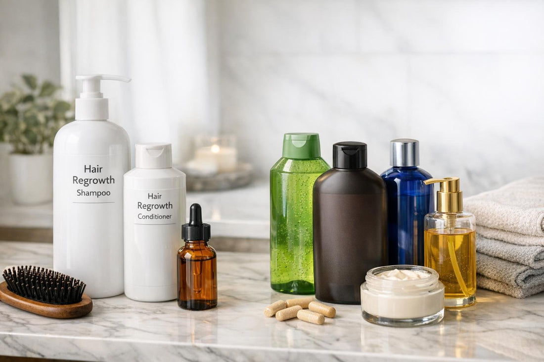 vs of hair regrowth shampoos and alternatives