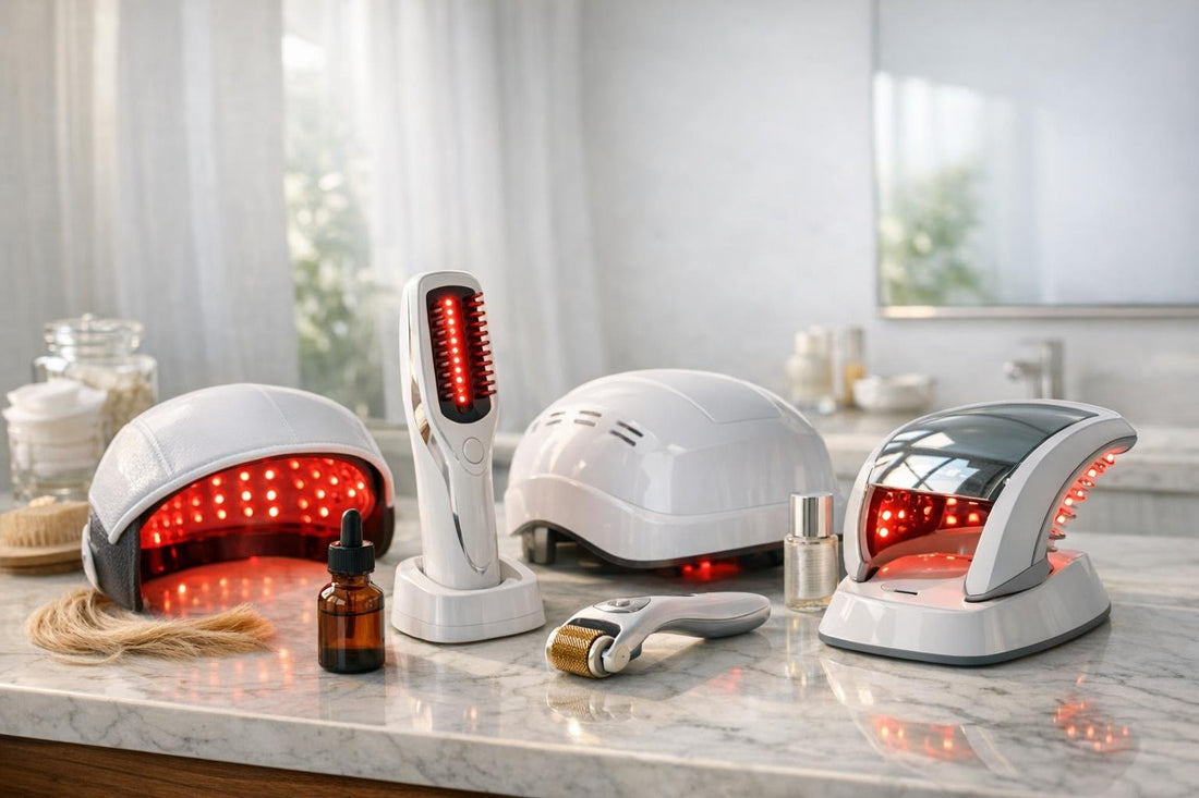 At-home hair regrowth devices for thinning hair in summer