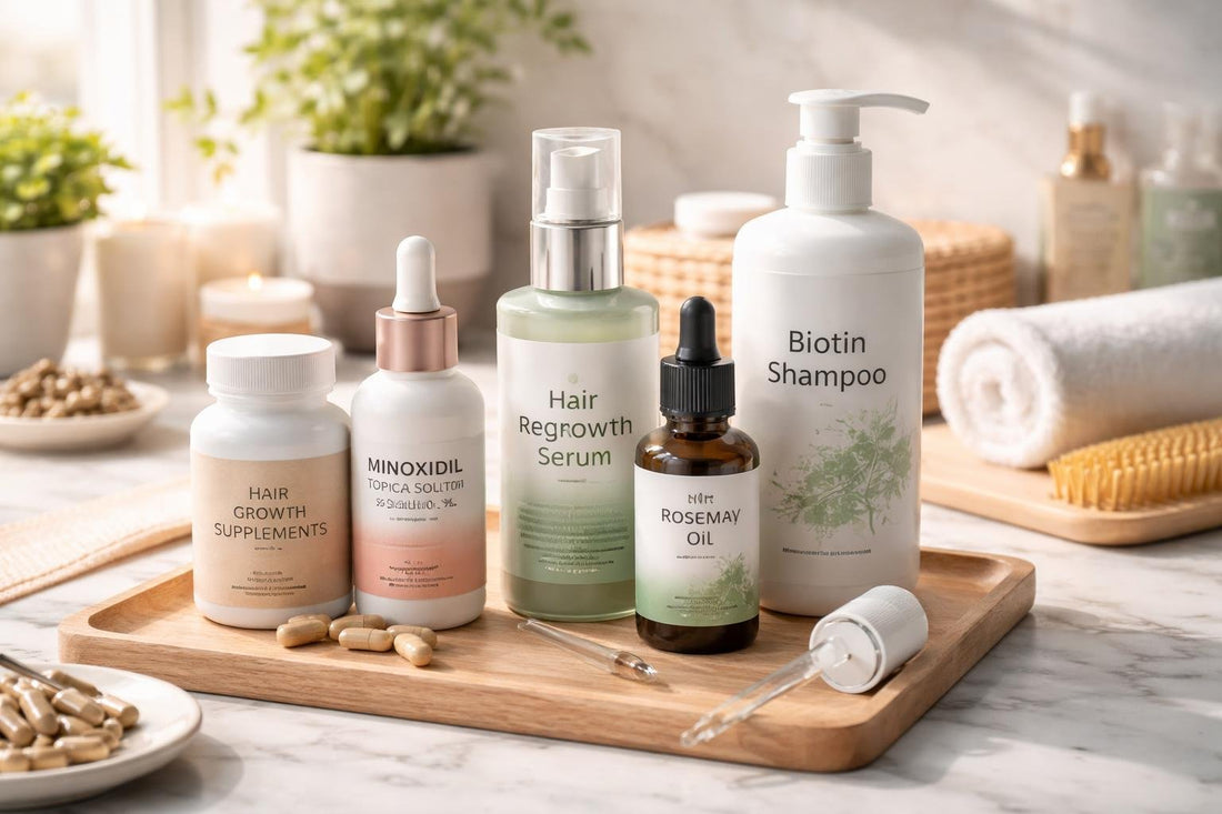 selection of hair regrowth products for Ontario customers