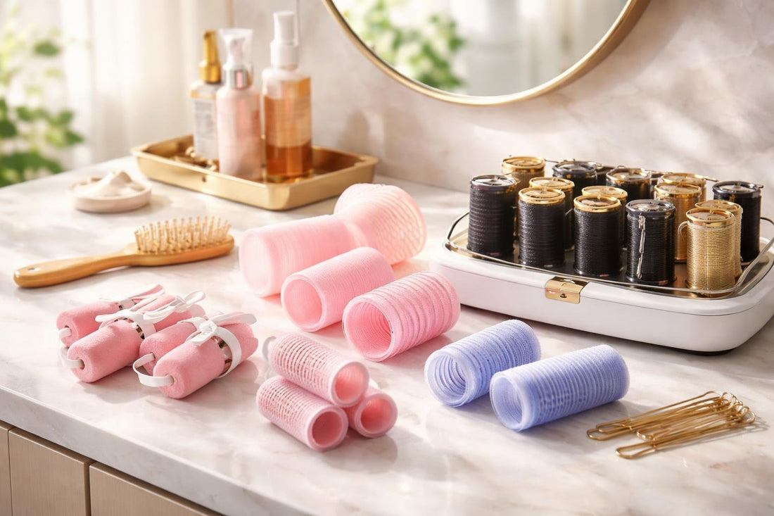 Curling hair rollers set for salon-quality curls