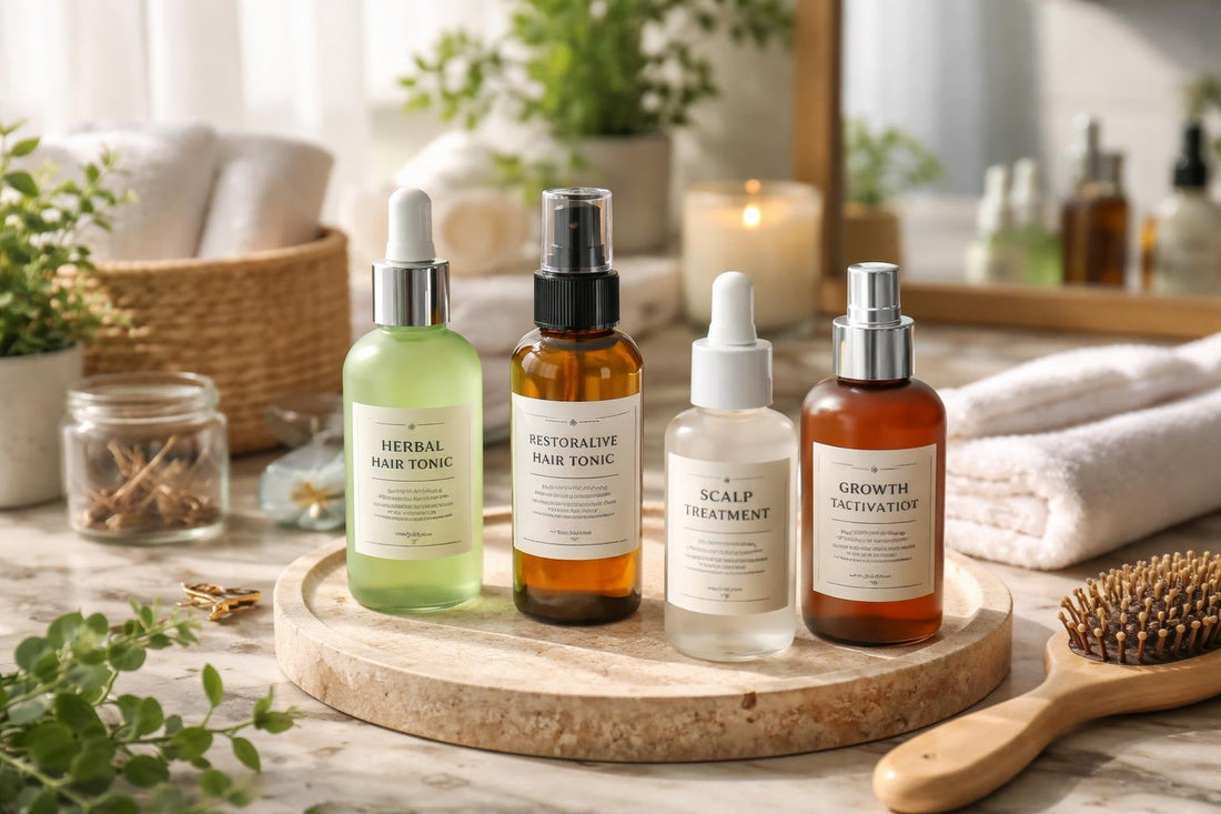 Collection of hair tonics for Ontario hair care