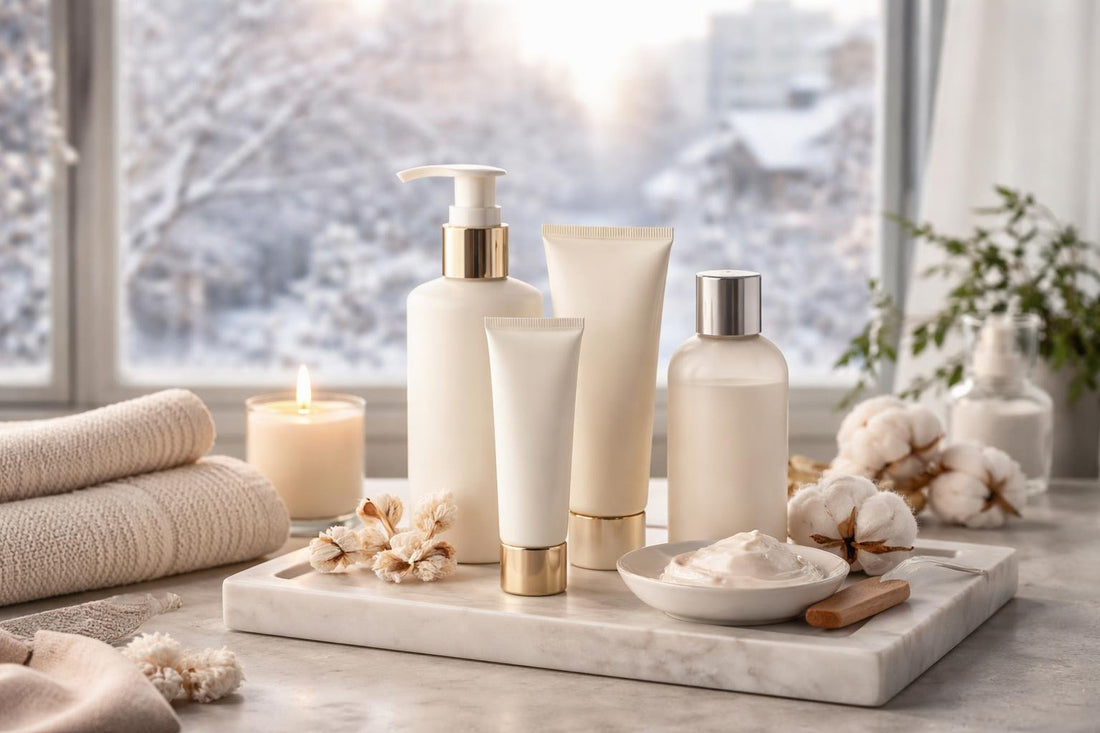 Toronto winter hand cream collection on table