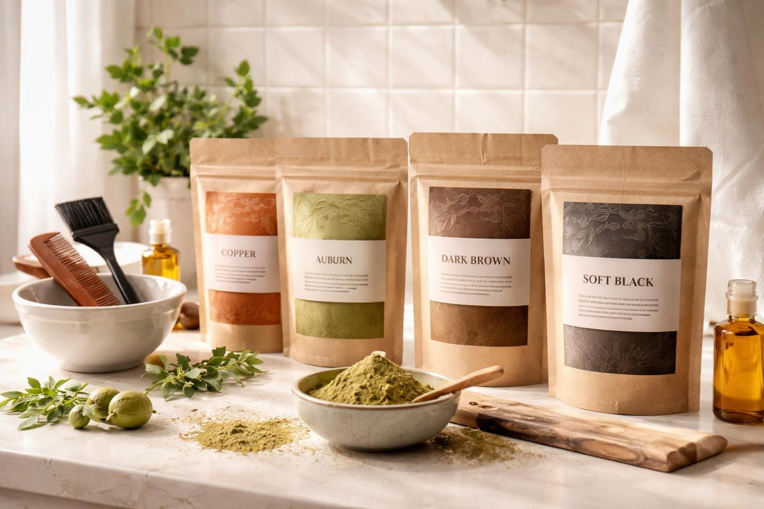 Henna hair colour shades for grey coverage at home