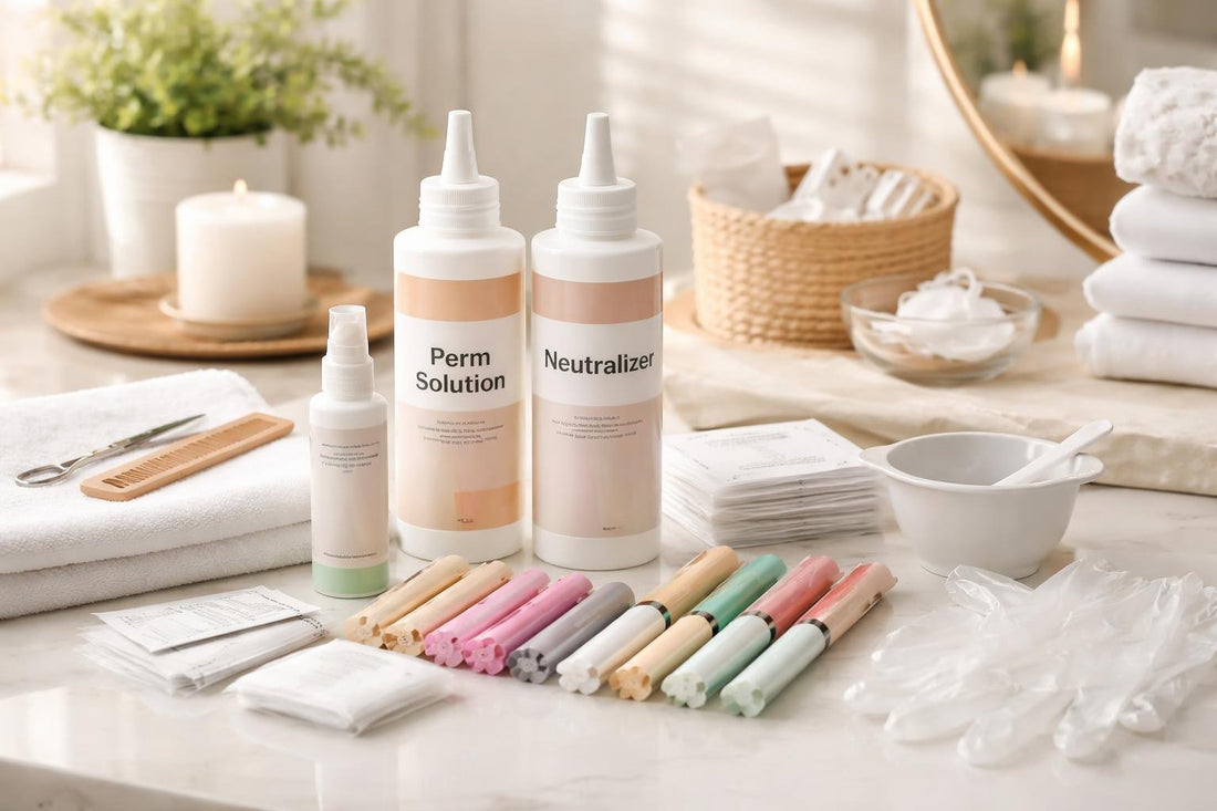 Toronto at-home perm kit collection setup