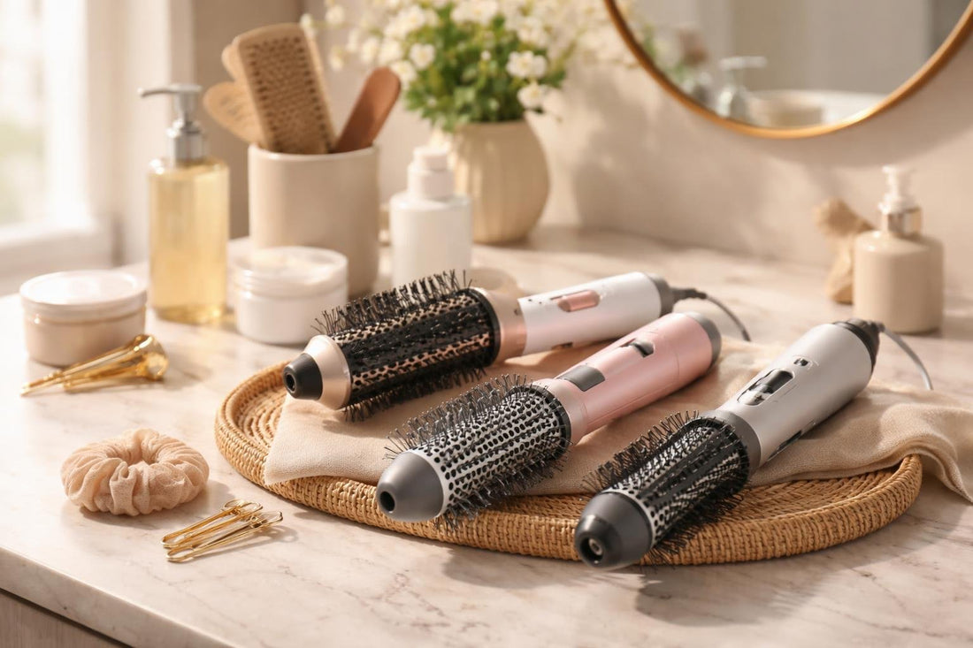 Affordable hot air brush for fine hair styling