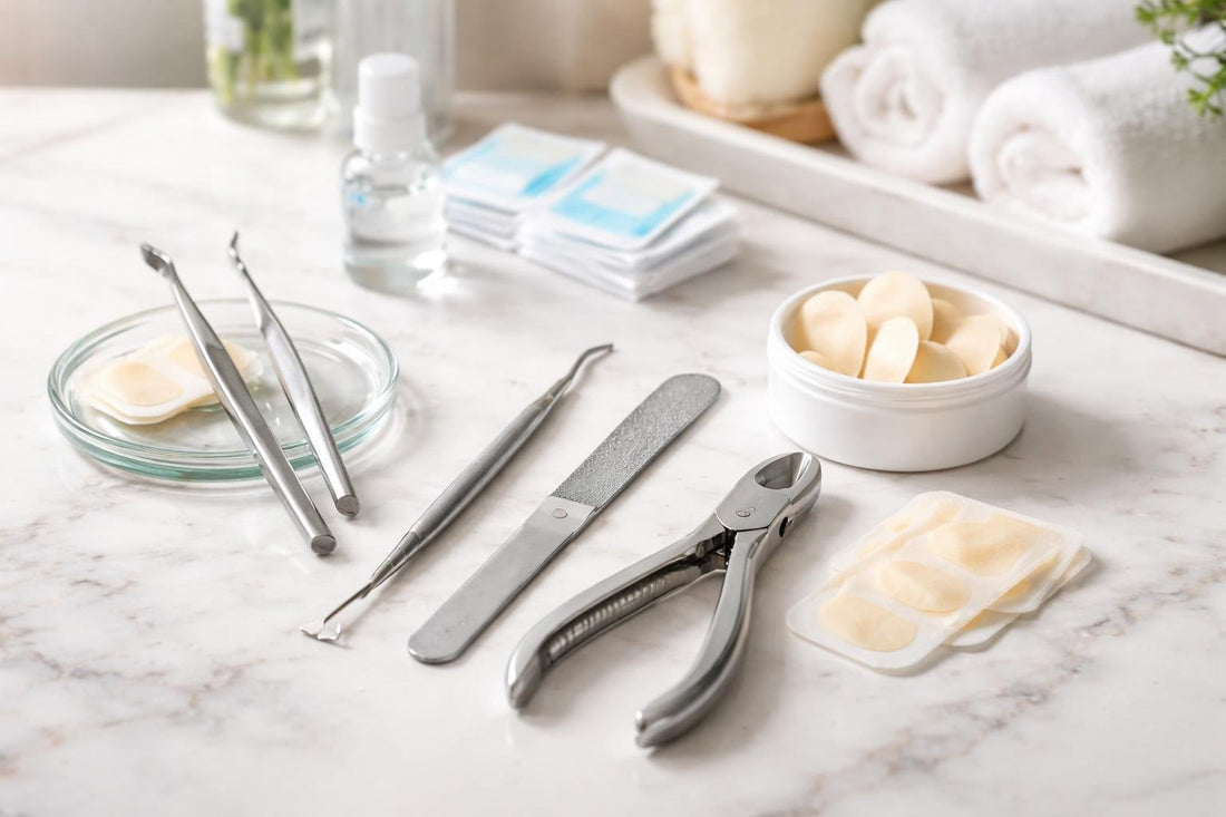 ingrown toenail tool kit with lifter, file and patches
