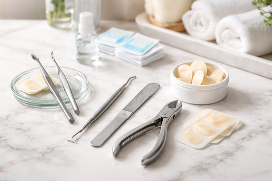 ingrown toenail tool kit with lifter, file and patches